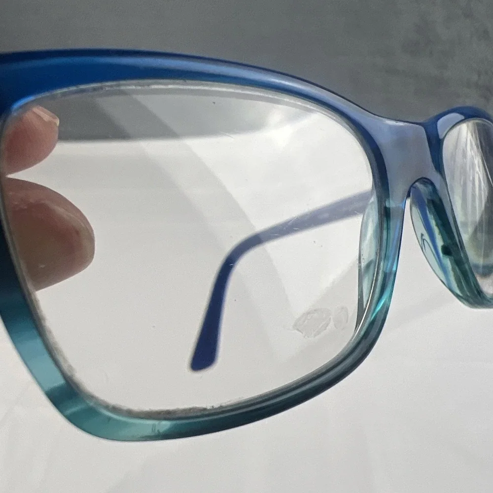 Ray-Ban RB1536 3731 Optics Kids Eyeglasses Blue Striped 48-16-130 FRAMES ONLY #2